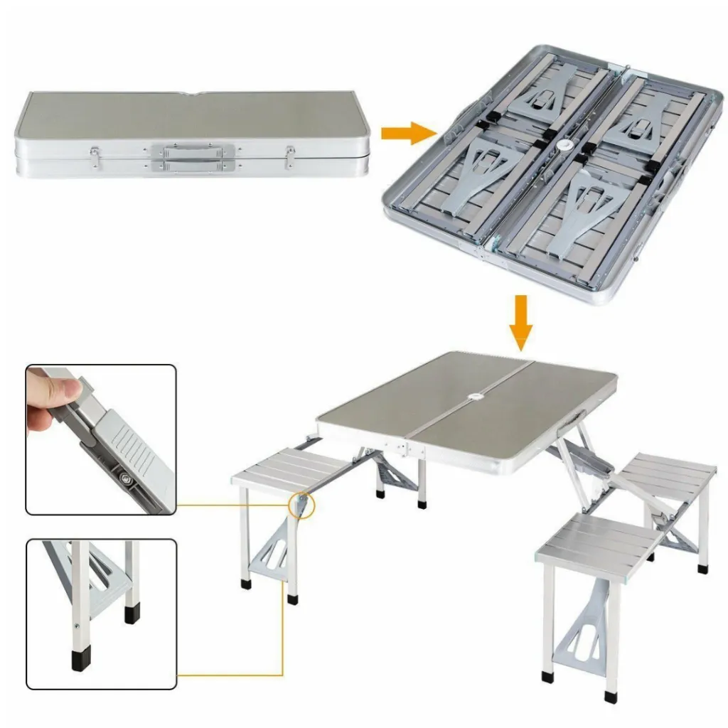 Table Pliante En Aluminium Avec 4 Chaises (10).webp