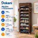 Meuble A Chaussures- 9 Niveaux - Marron - 58 x 30 x 158 cm (2).webp