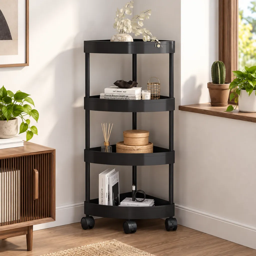 Etagère D'angle Pour Salle De Bain- Noir (4).webp