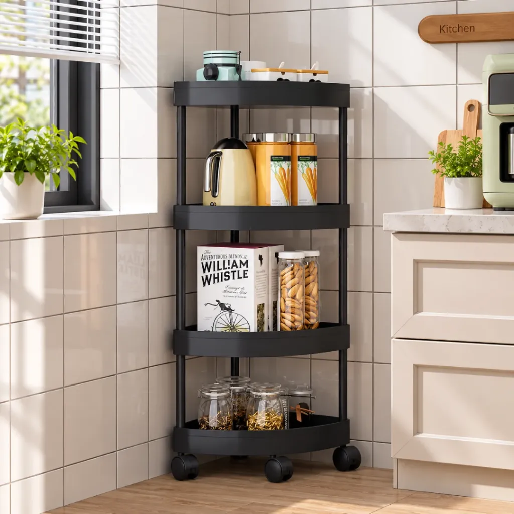 Etagère D'angle Pour Salle De Bain- Noir (1).webp