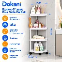 Etagère D'angle Pour Salle De Bain- Blanc (2).webp