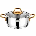 Batterie De Cuisine En Inox 1810-Vivaldi Sedef 8 Pièces - Doré (2).webp