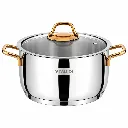 Batterie De Cuisine En Inox 1810-Vivaldi Sedef 8 Pièces - Doré (4).webp