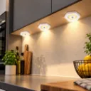 Lot De 3 Spots Led Sans Fils Avec Télécommande- Hexagonal (7).webp