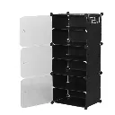 Porte-Chaussures En Plastique-8 Etagères- Noir (6).webp