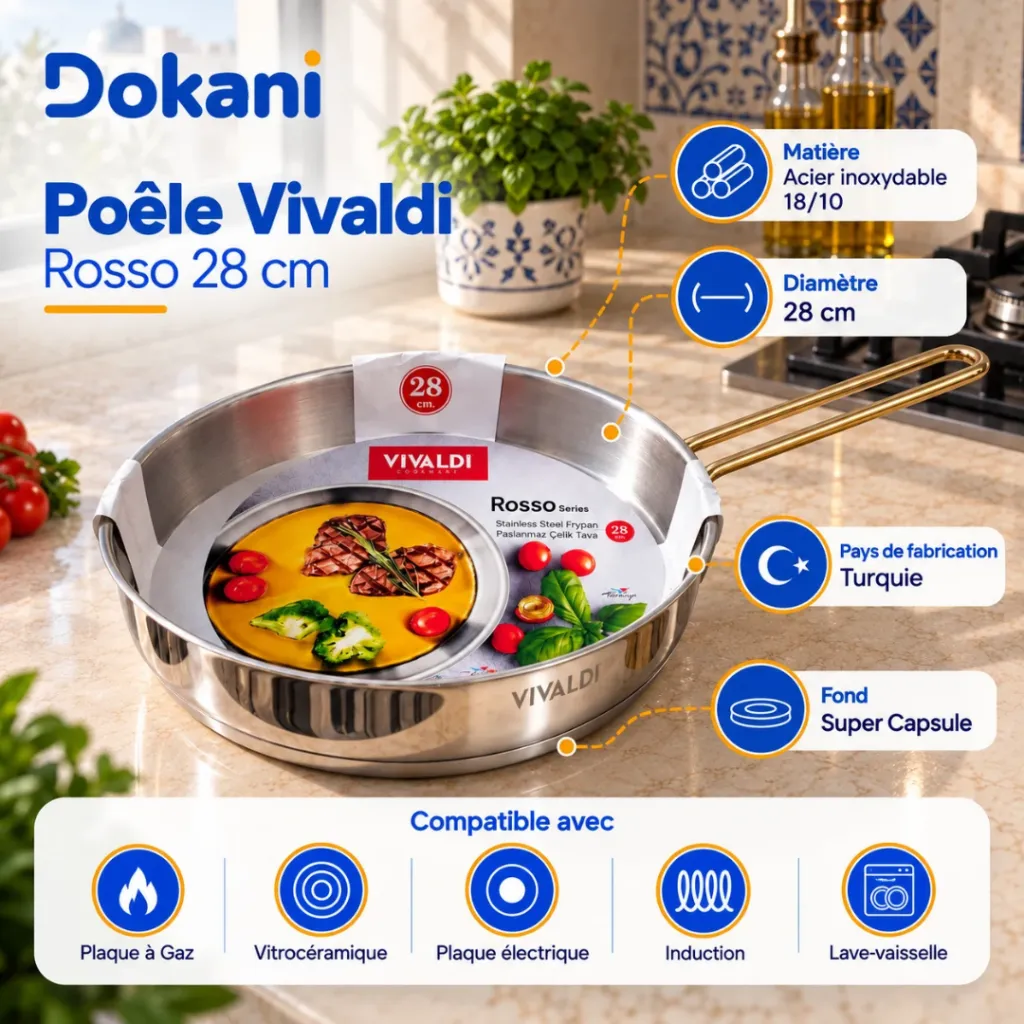 Poêle Vivaldi Rosso 28 cm Inox 1810 (3).webp