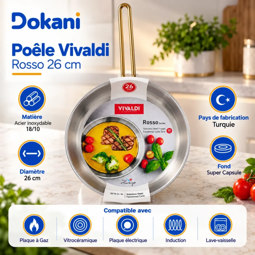 Poêle Vivaldi Rosso 26 cm Inox 1810 (7).webp