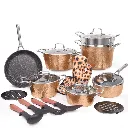 [SAI0087] Batterie de Cuisine En Granit 20 Pièces Golden House - Effet Cuivre.webp