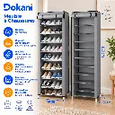 Porte Chaussures- 9 Etagères - Gris - 58 x 30 x 158 cm (3).webp