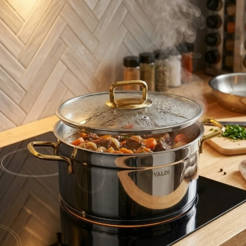 Marmite Vivaldi Rosso 28 cm Inox 1810 (1).webp
