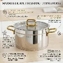 Marmite Vivaldi Rosso 28 cm Inox 1810 (4).webp