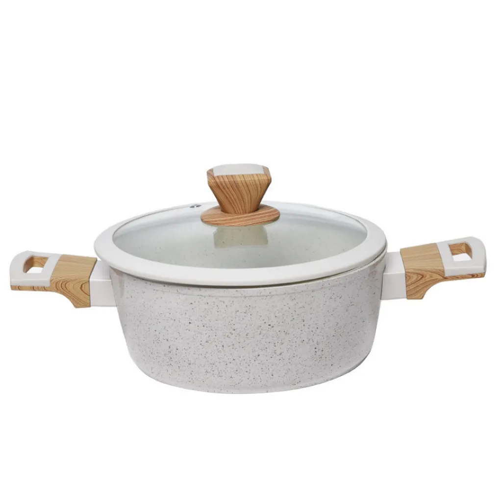 Marmite En Granit Sizar 20 cm - Beige.webp
