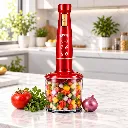 Mixeur Plongeant 5 en 1 Florence 600W Rouge