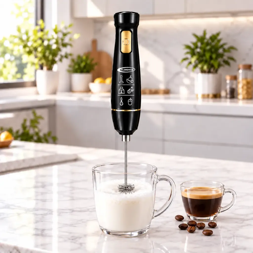 Mixeur Plongeant 5 en 1 Florence 600W Noir