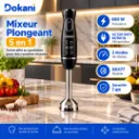 Mixeur Plongeant 5 en 1 Florence- 600W- Noir (3).webp