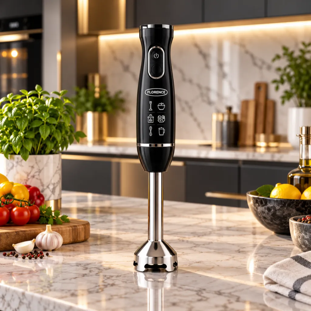 Mixeur Plongeant 5 en 1 Florence- 600W- Noir (4).webp