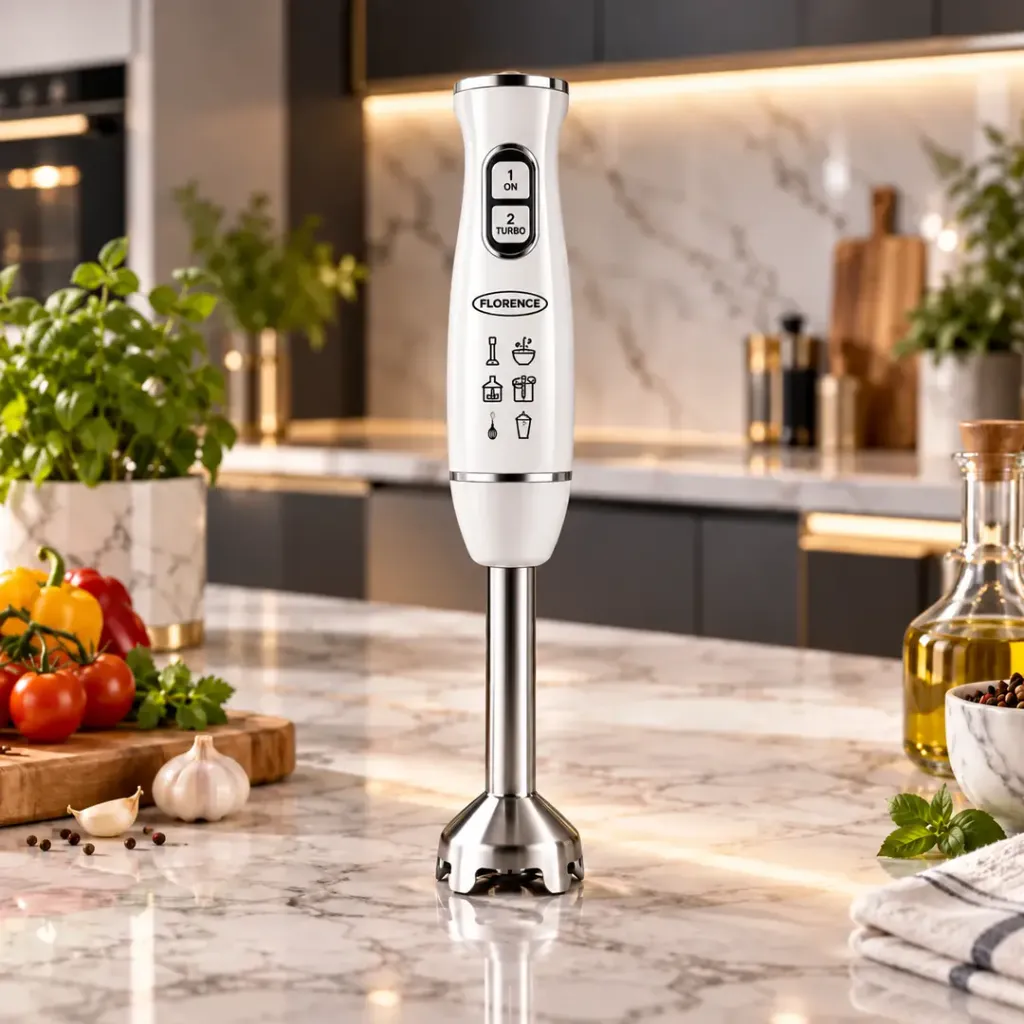 Mixeur Plongeant 5 en 1 Florence- 600W- Blanc4.webp