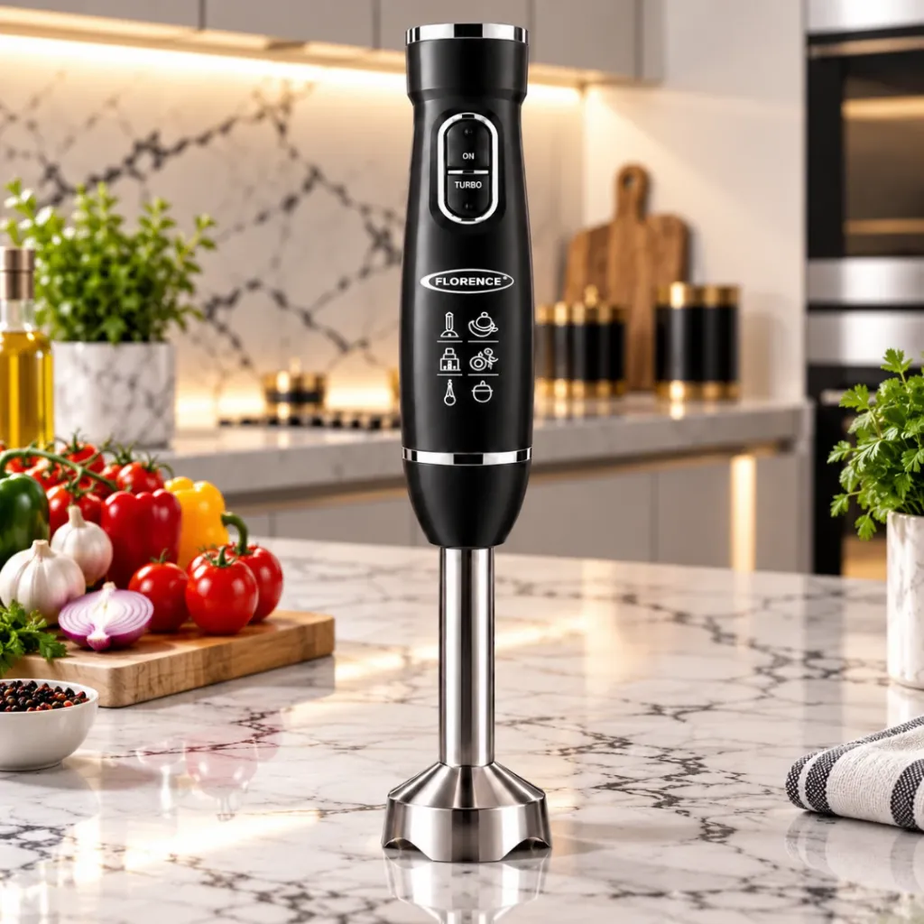 Mixeur Plongeant 5 en 1 Florence- 600W- Noir (2).webp
