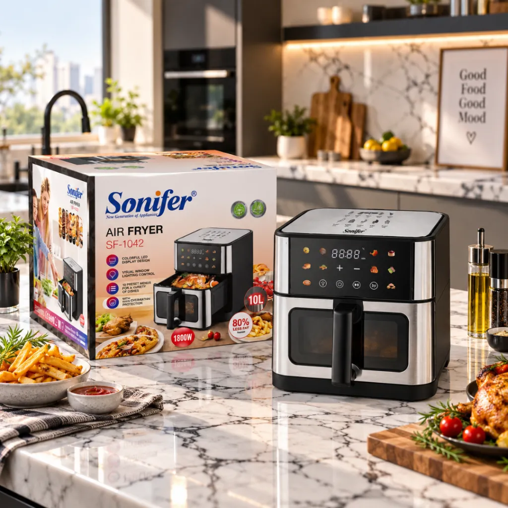 AirFryer Avec Afficheur Digital Sonifer 10L - 1800W (1).webp