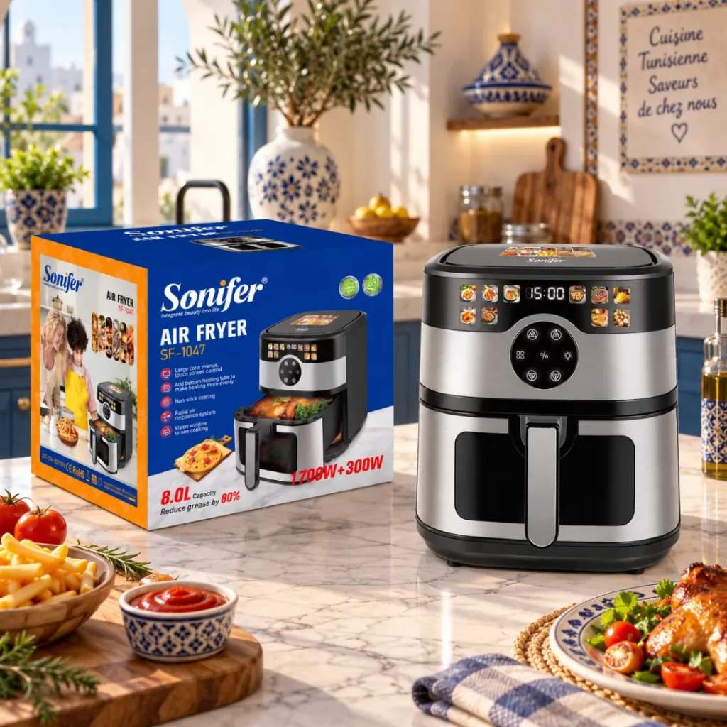 AirFryer Avec Afficheur Digital Sonifer 8L - 2000W (3).webp