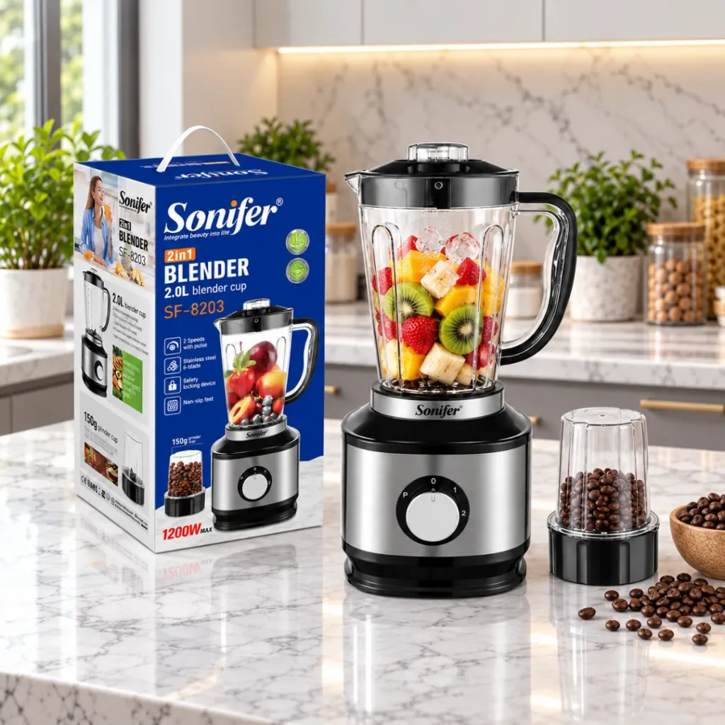 Blender En Verre 2 EN 1 Sonifer - 1200 W - 2 L (4).webp
