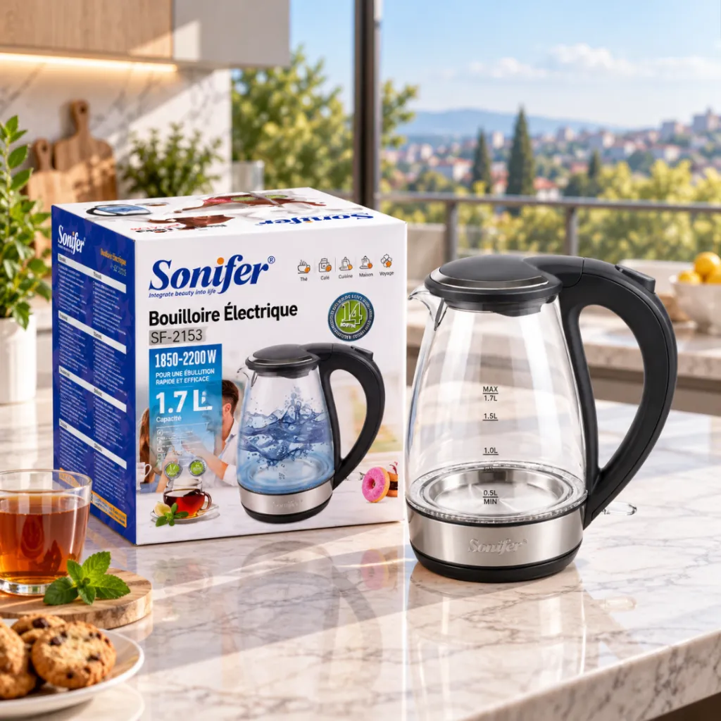 Bouilloire Eléctrique En Verre 1,7 L Sonifer -2200W (5).webp