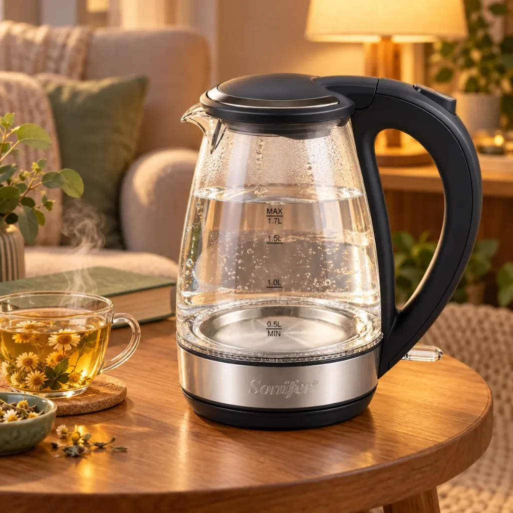 Bouilloire Eléctrique En Verre 1,7 L Sonifer -2200W (1).webp