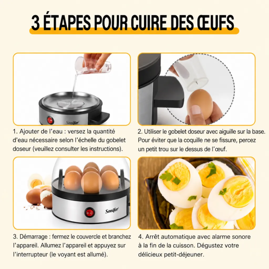 Cuiseur A Œufs Sonifer 350W- 7Œufs (5).webp