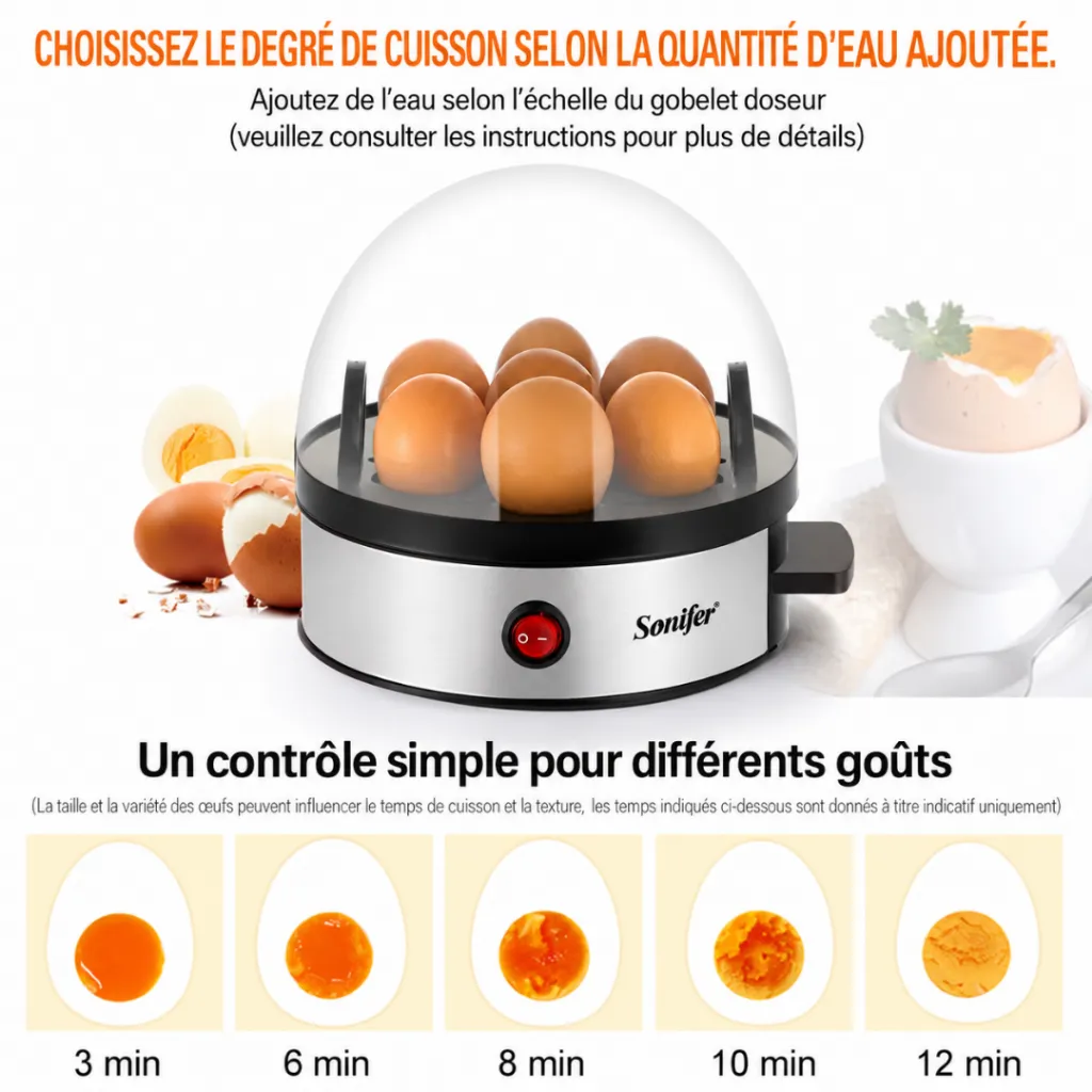 Cuiseur A Œufs Sonifer 350W- 7Œufs (3).webp