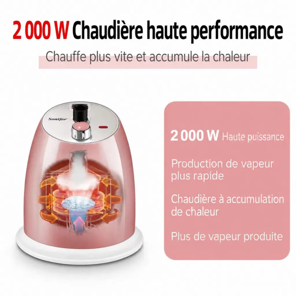 Défroisseur Vertical Sonifer 2000W - Rose (5).webp
