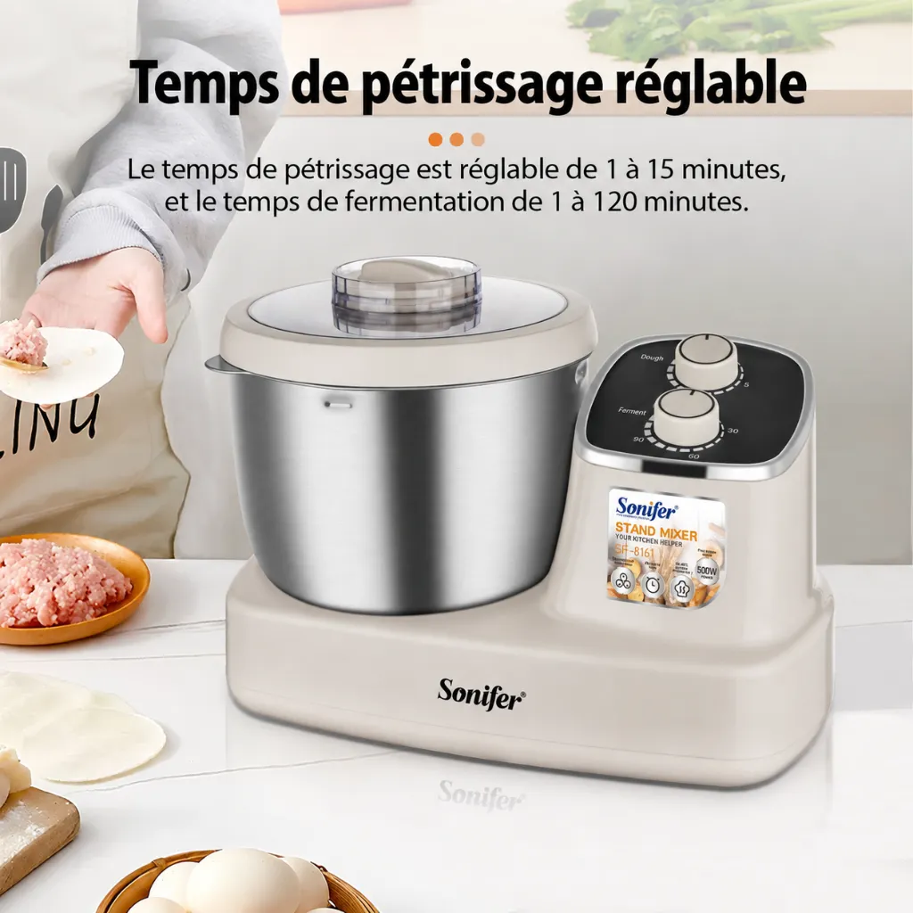 Robot Pâtissier A Température Sonifer 500W - 5L