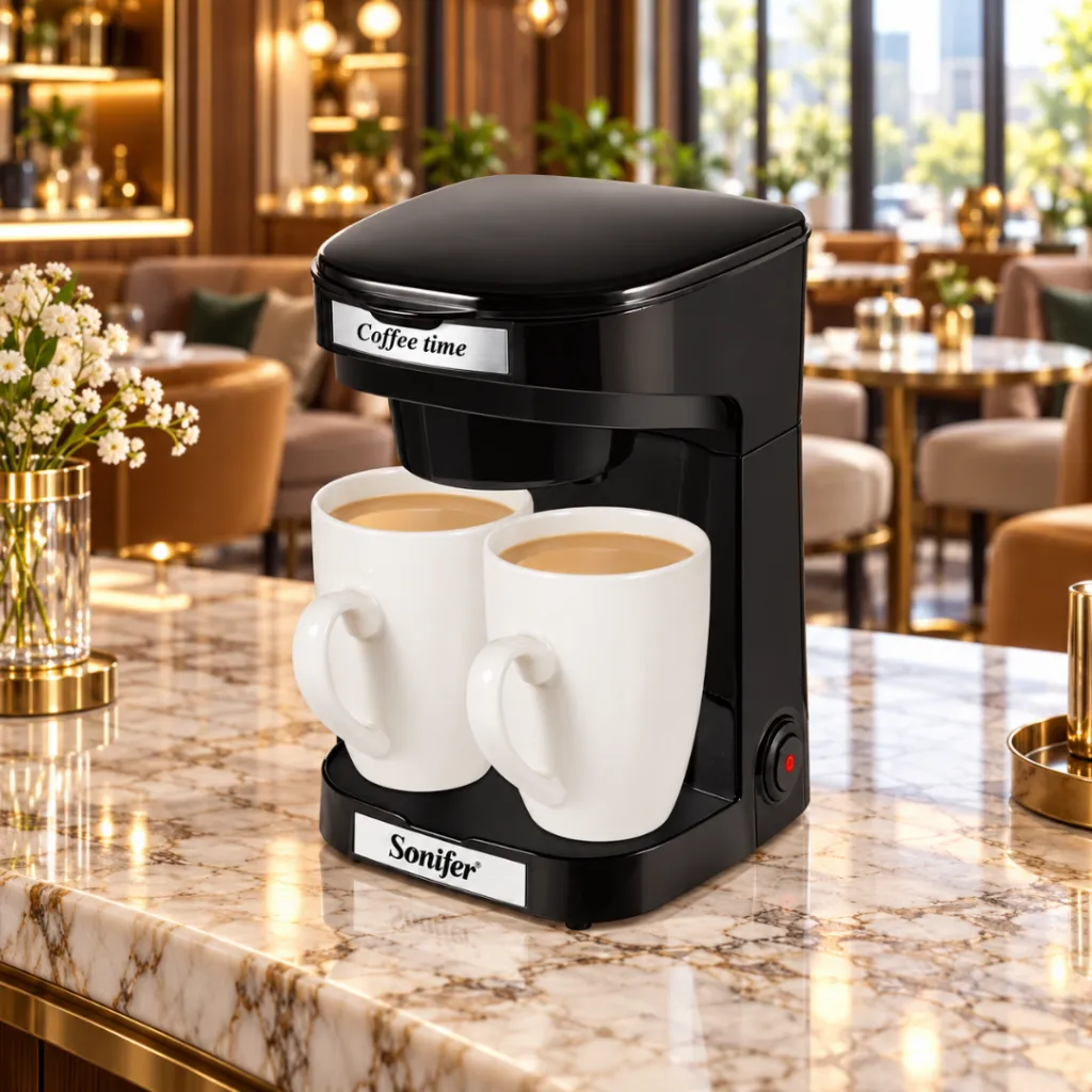Cafetière Filtre 2 Tasses Sonifer - 250ml - 450W (4).webp