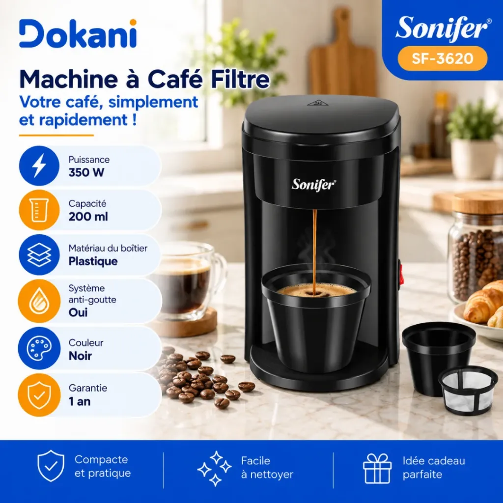 Machine A Café Filtre Sonifer 200ml - 350W (1).webp