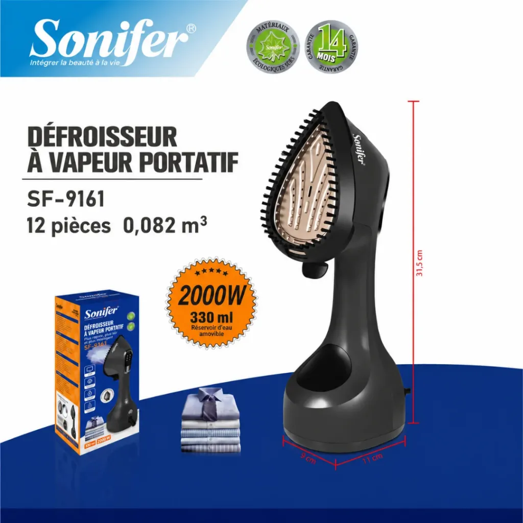 Défroisseur A Vapeur Sonifer 2000 W - 330 ml (4).webp