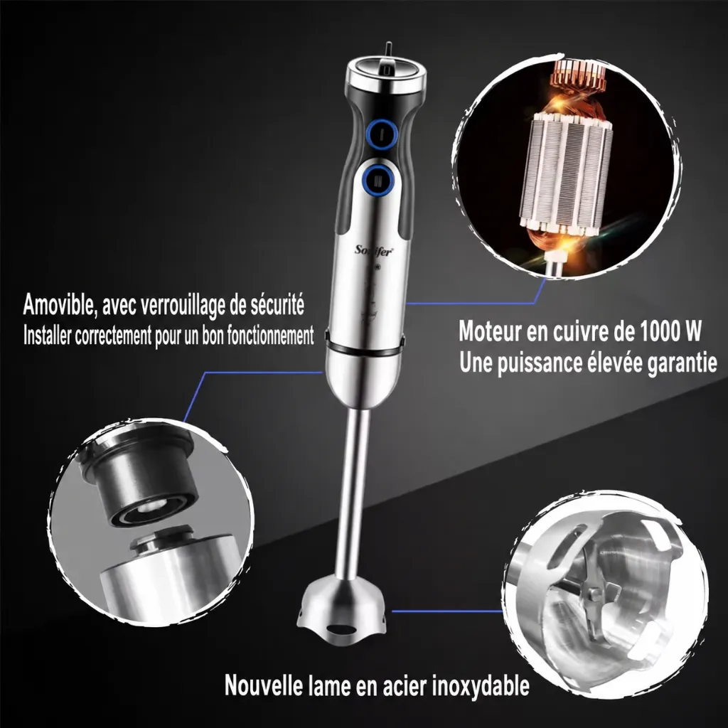 Mixeur Plongeant 5 en1 Sonifer 1200W 2.webp