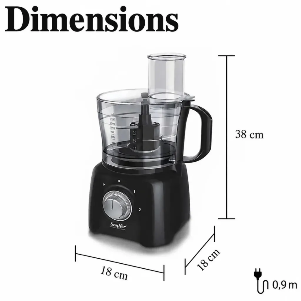 Robot Multifonction 9 En 1 Sonifer - 400W (4).webp
