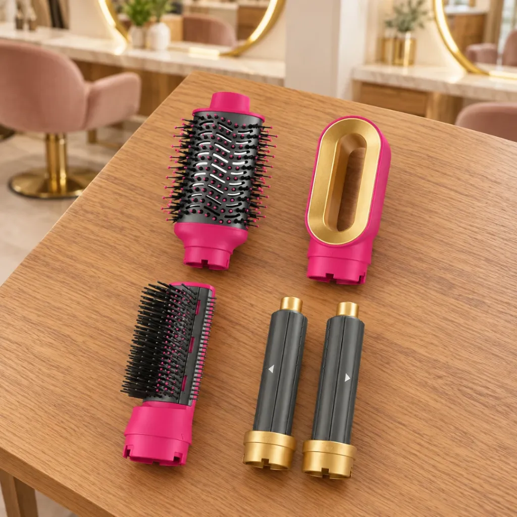 Brosse Coiffante Multifonction Lexical 6 en 1 – 1200 W -32000 RPM - Rose (3).webp
