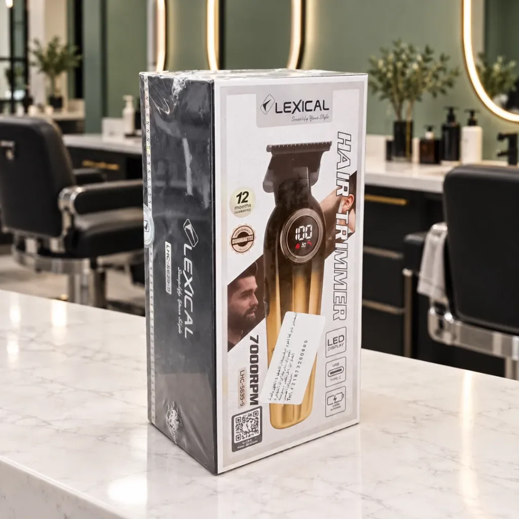 Tondeuse A Cheveux Rechargeable Lexical - 5 W - Noir Doré (2).webp