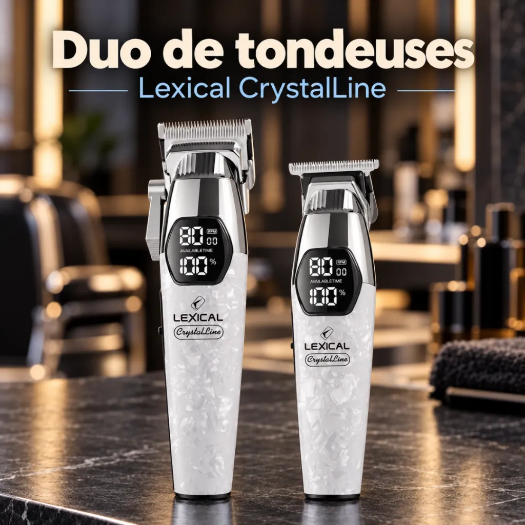 Pack De deux Tondeuses A Cheveux Rechargeables Lexical (3).webp