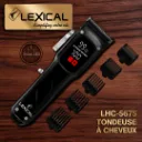 Tondeuse Cheveux Rechargeable Lexical Noir - 8 W (1).webp