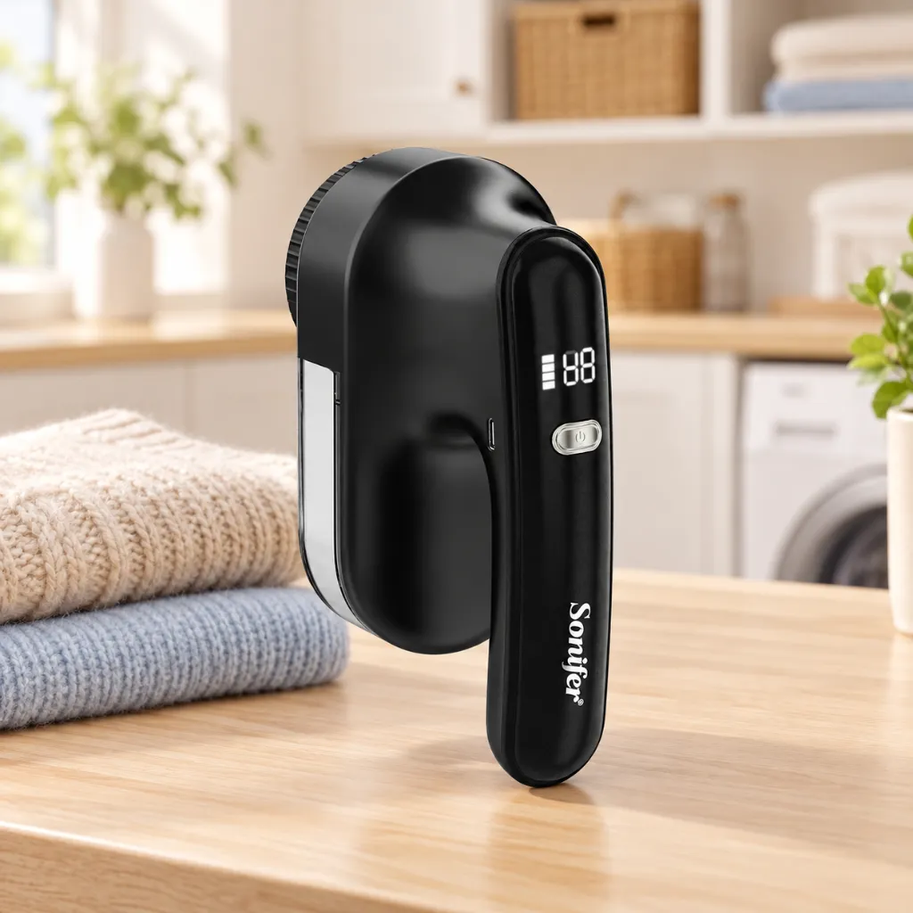 Rasoir à Peluches Rechargeable Sonifer 5W - Noir.webp
