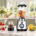 Blender En Verre Avec Moulin A Epices 1,5L -RAF - 1000W (4).webp
