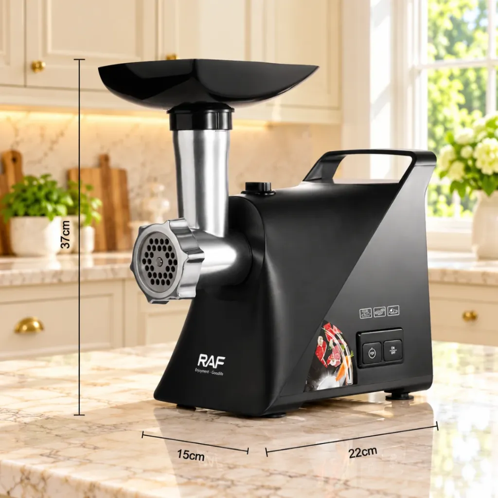 Hachoir A Viande RAF 3600 W- Noir (4).webp