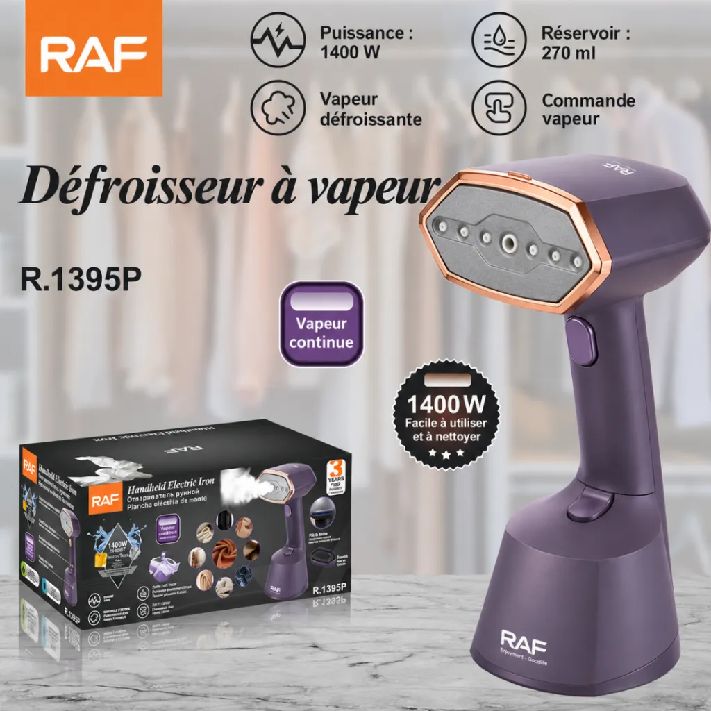 Défroisseur A Vapeur RAF 1400W- 270ml (4).webp