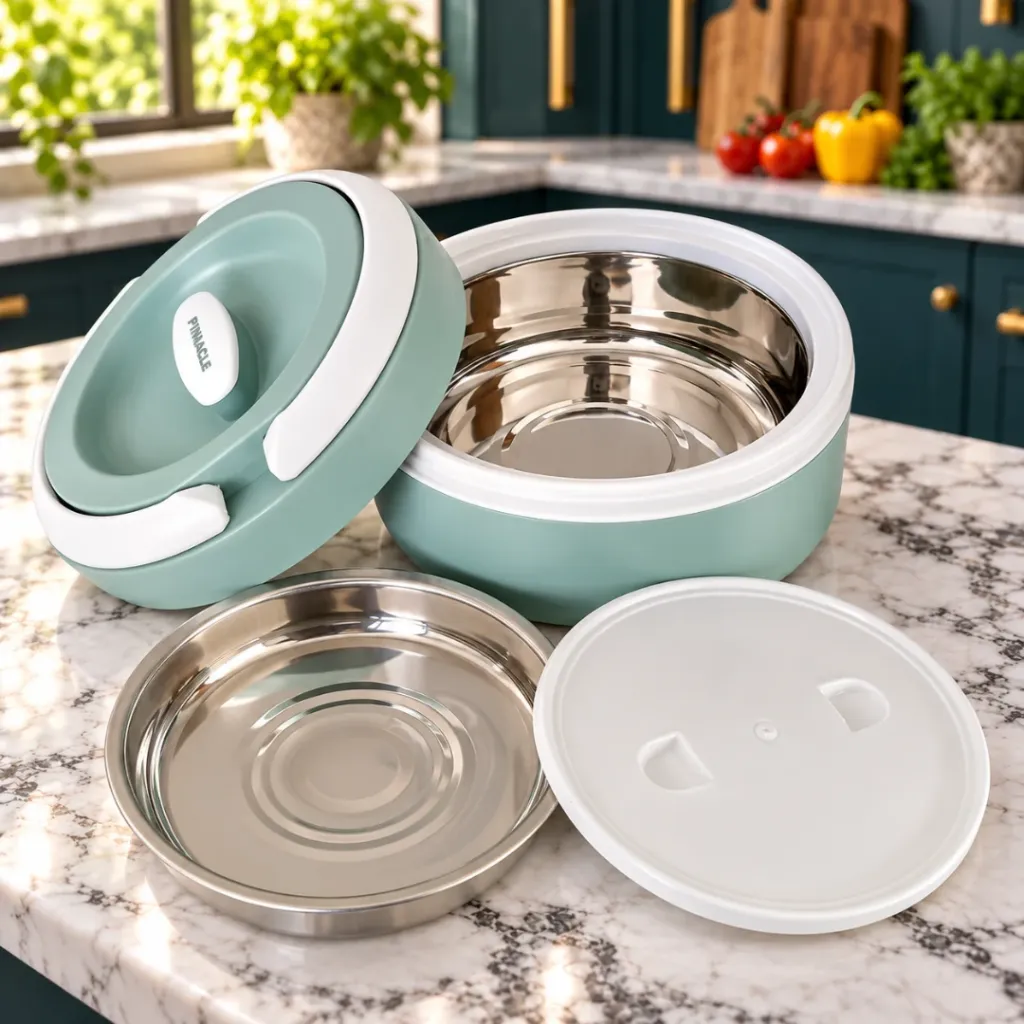 Boîte A Lunch Isotherme Pinnacle 1.8L- Vert (1).webp