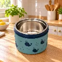 Boîte A Lunch Isotherme 600ml et Gourde 400 ml Pinnacle- Bleu (5).webp