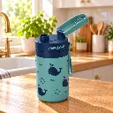 Boîte A Lunch Isotherme 600ml et Gourde 400 ml Pinnacle- Bleu (6).webp