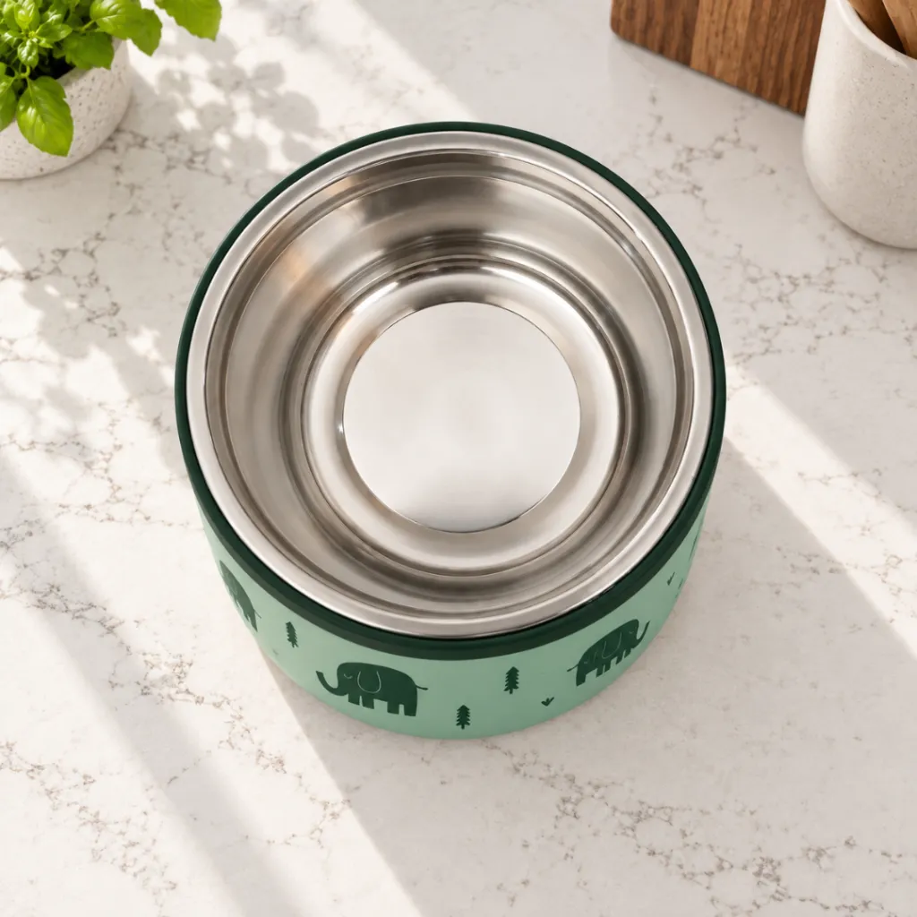 Boîte A Lunch Isotherme 600ml et Gourde 400 ml Pinnacle- Vert (7).webp