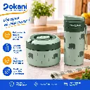 Boîte A Lunch Isotherme 600ml et Gourde 400 ml Pinnacle- Vert (1).webp