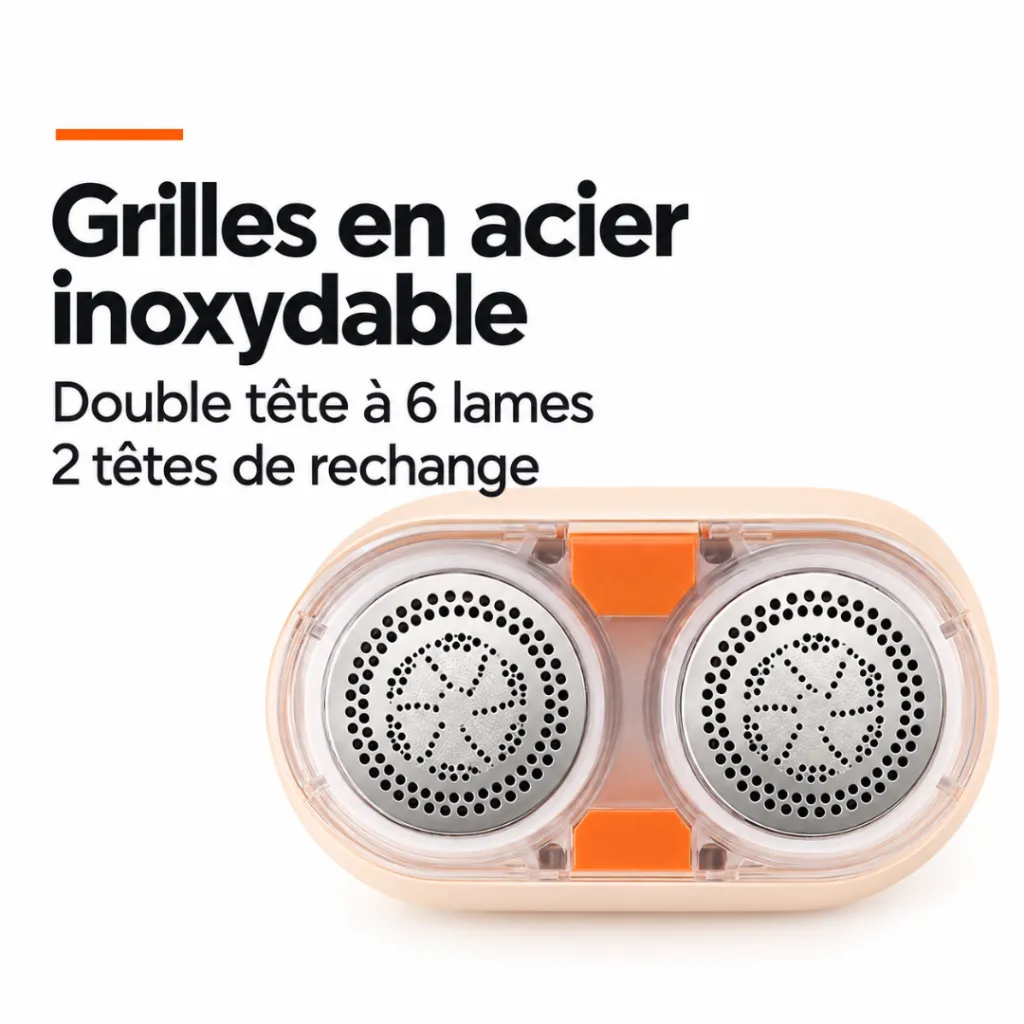 Rasoir A Peluches Double Tête Sonifer - 9W (4).webp